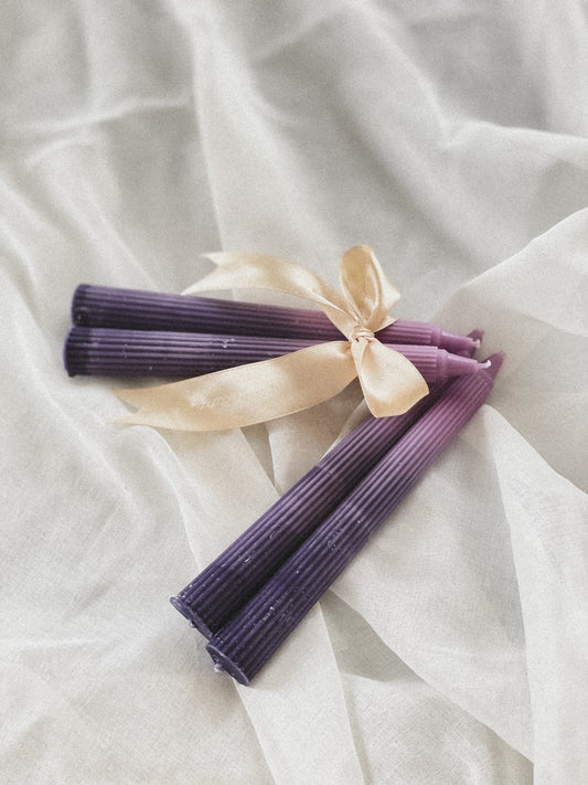 Black Velvet Tapers